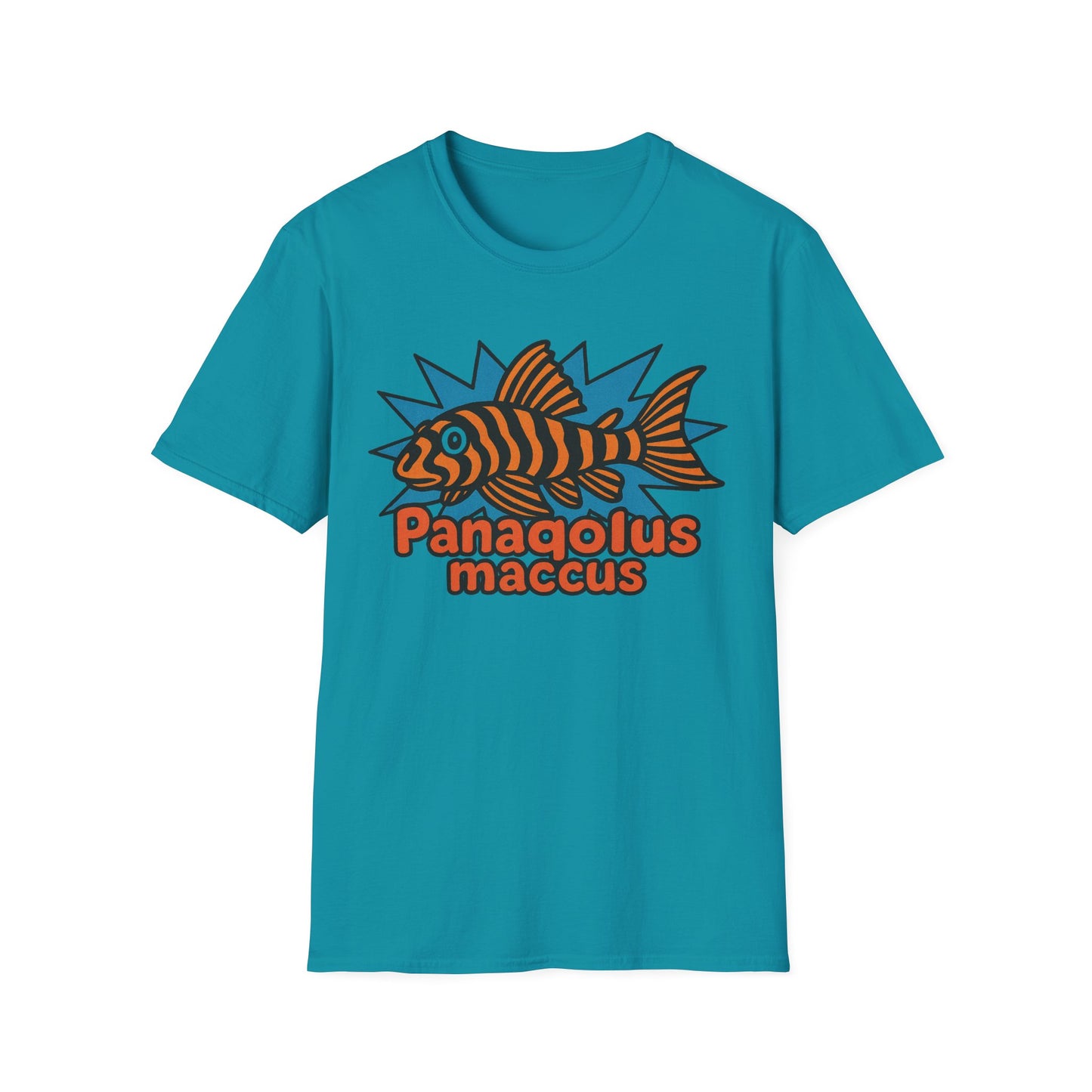 Retro Aquarium Tee – Clown Pleco Bubble Letter Print