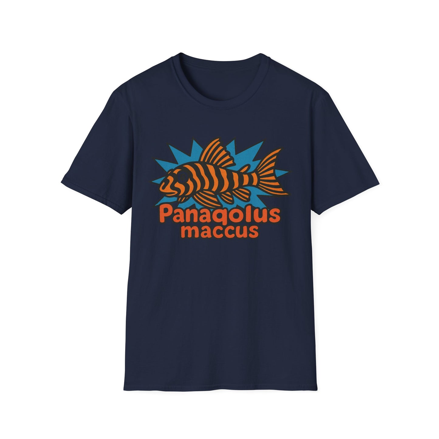 Retro Aquarium Tee – Clown Pleco Bubble Letter Print