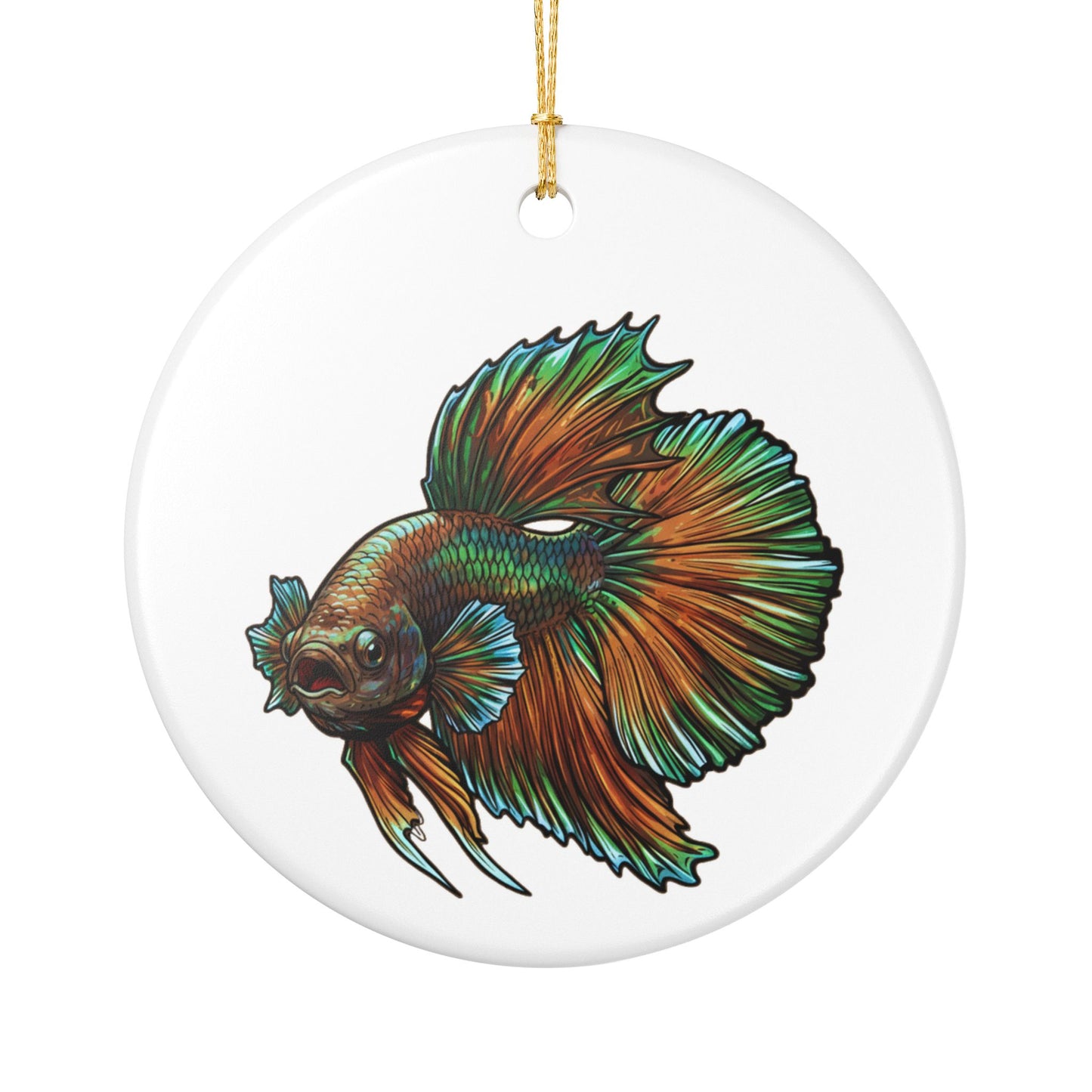 Copper Dragon Betta Ornament