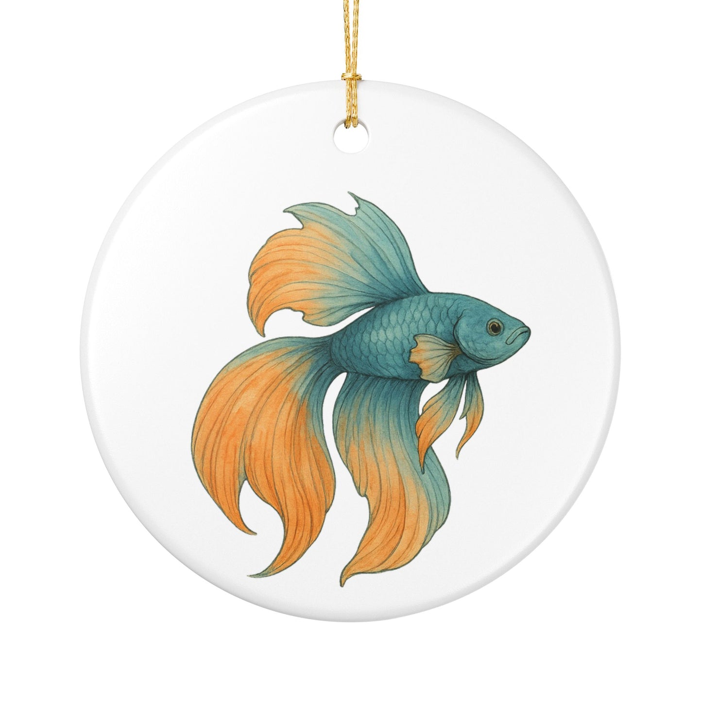 Double Tail Betta Ornament