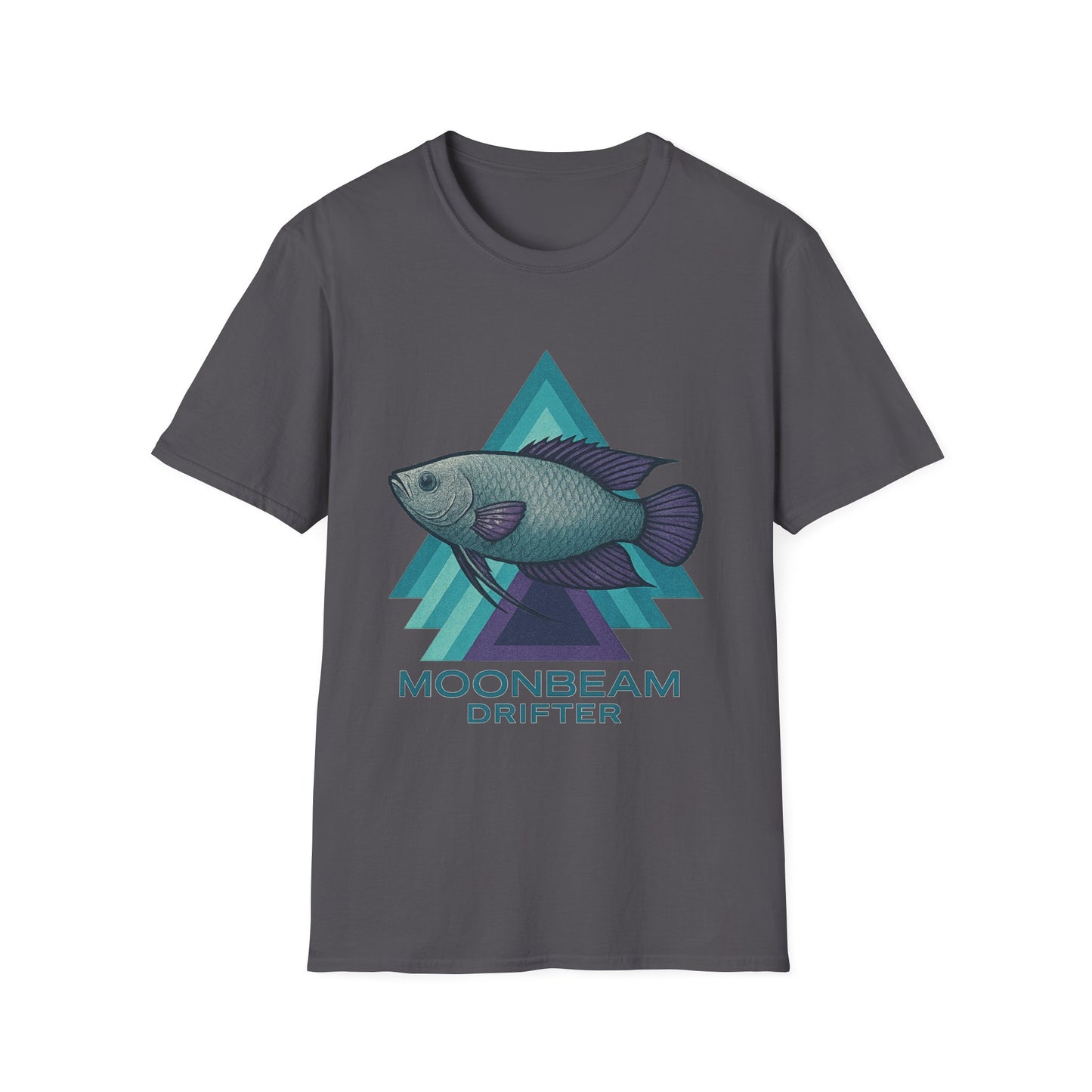 Moonbeam Drifter Tee – Geometric Moonlight Gourami Design