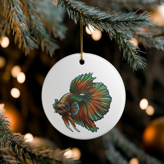 Copper Dragon Betta Ornament