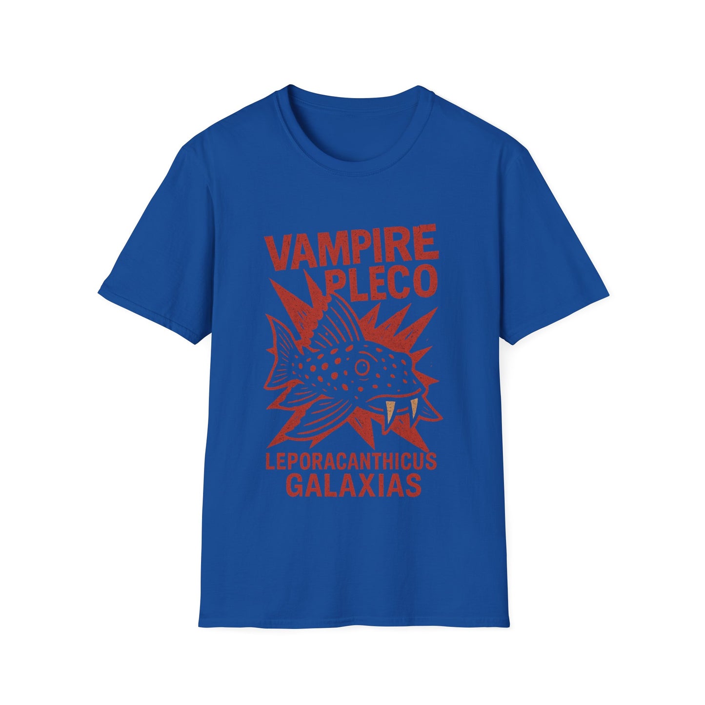 Vampire Pleco Tee – Punk Stencil Catfish Design