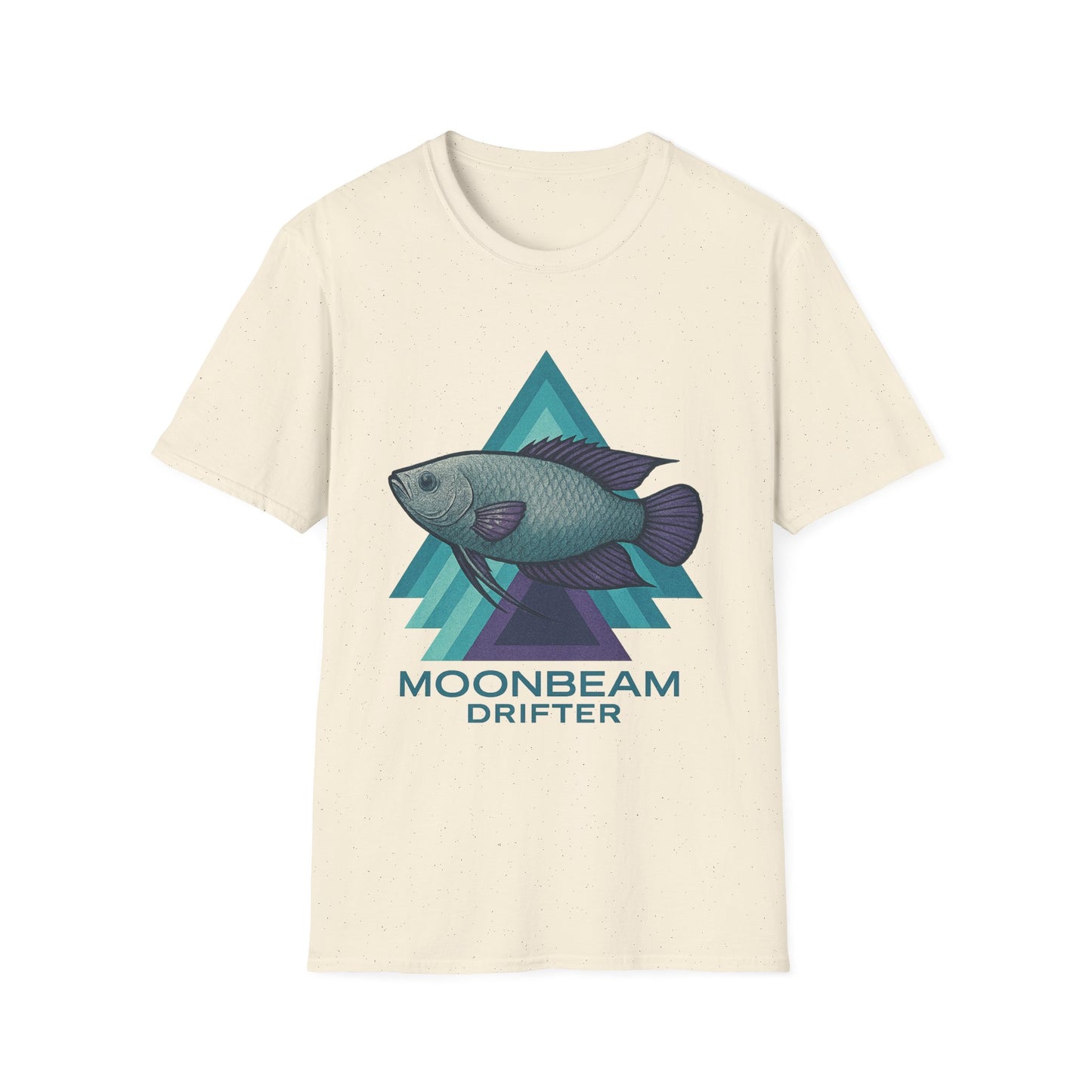 Moonbeam Drifter Tee – Geometric Moonlight Gourami Design