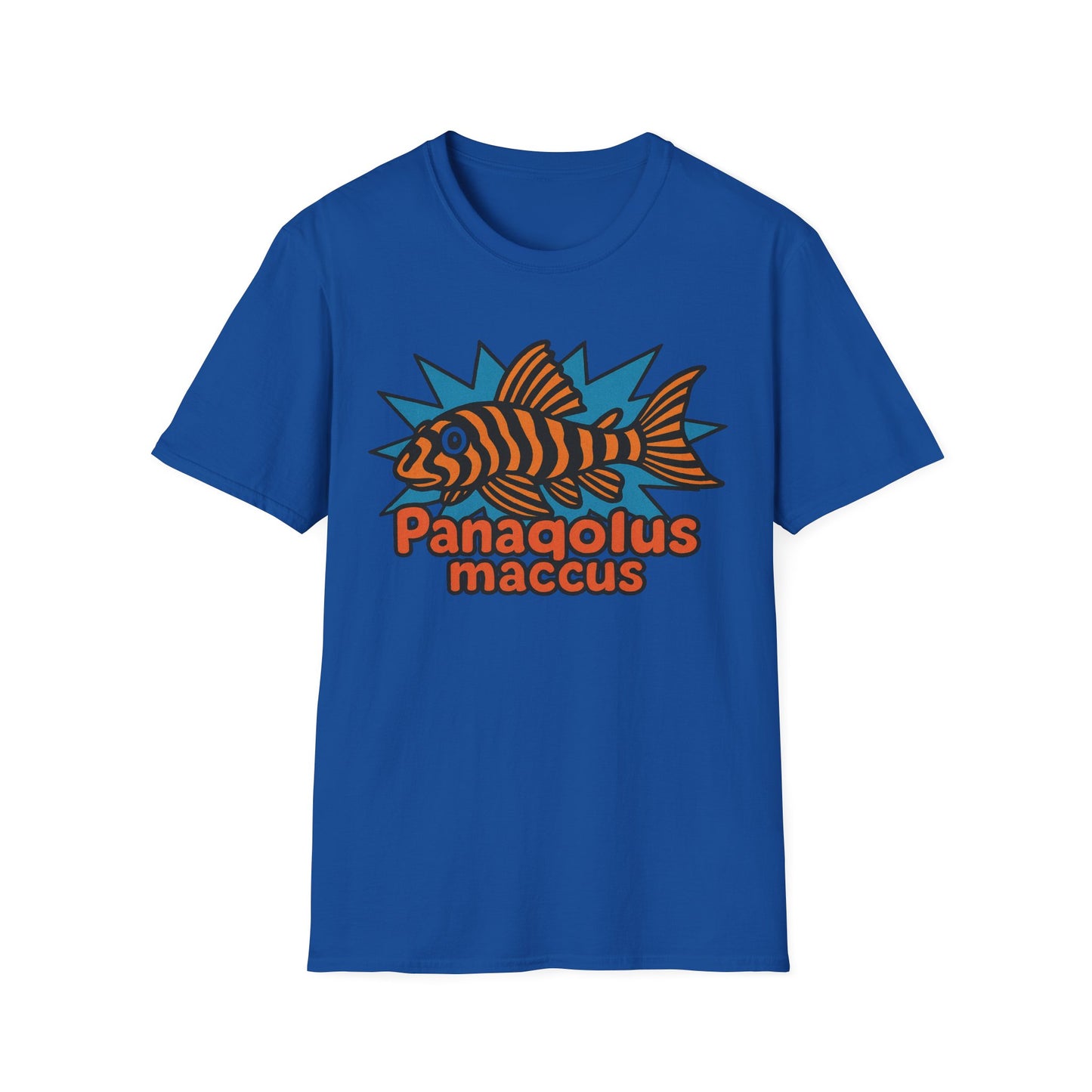 Retro Aquarium Tee – Clown Pleco Bubble Letter Print