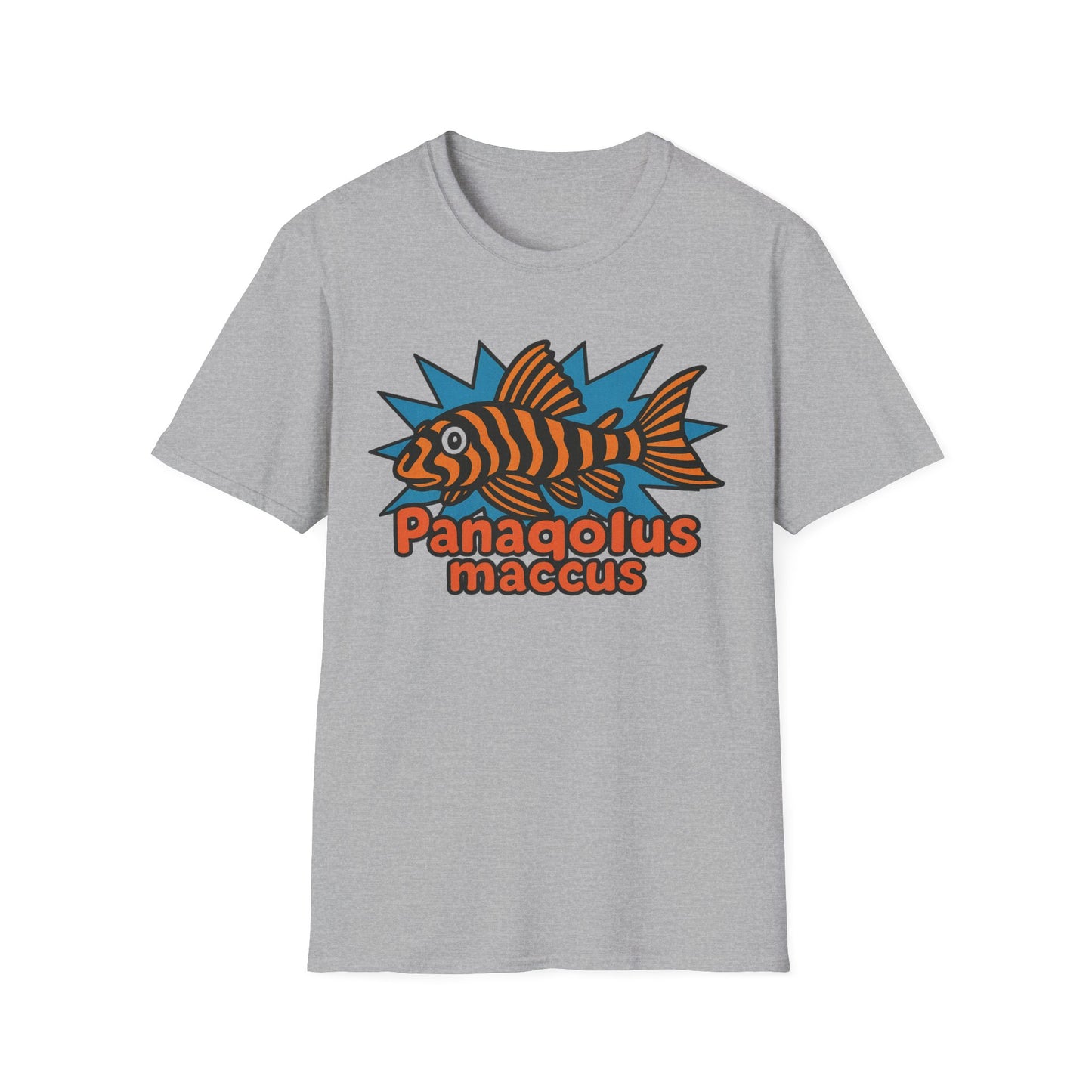 Retro Aquarium Tee – Clown Pleco Bubble Letter Print