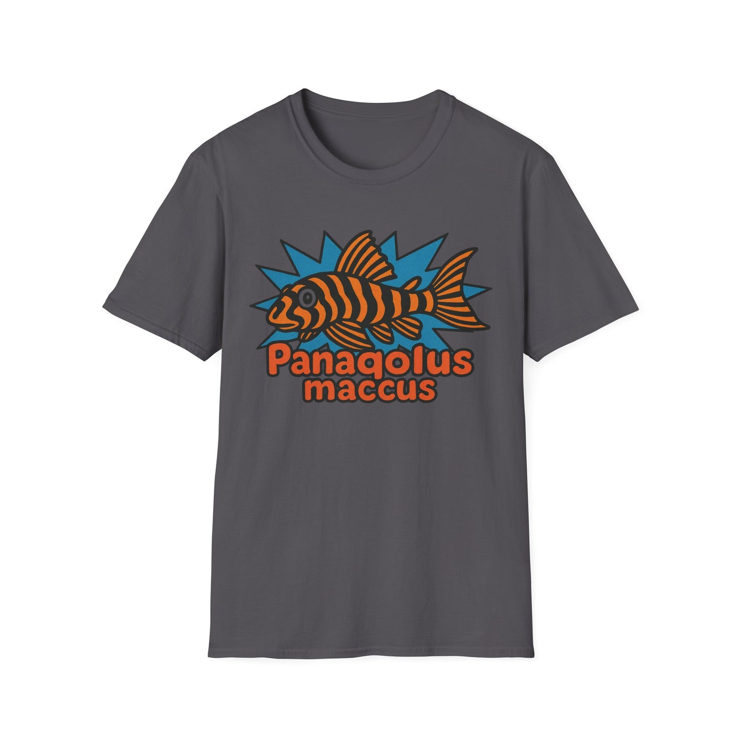 Retro Aquarium Tee – Clown Pleco Bubble Letter Print