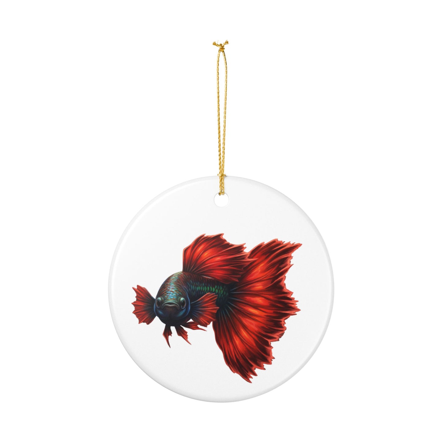 Red Dragon Guppy Ornament