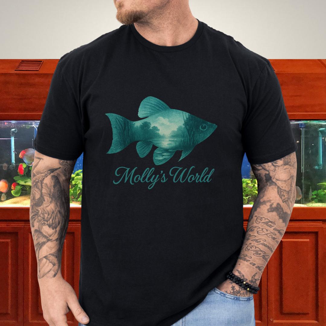 Nostalgic Molly Silhouette River Scene T-Shirt