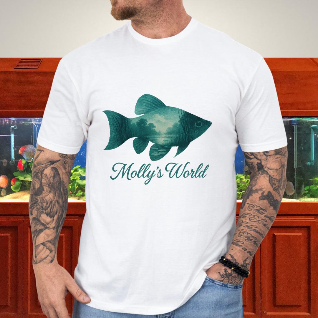 Nostalgic Molly Silhouette River Scene T-Shirt