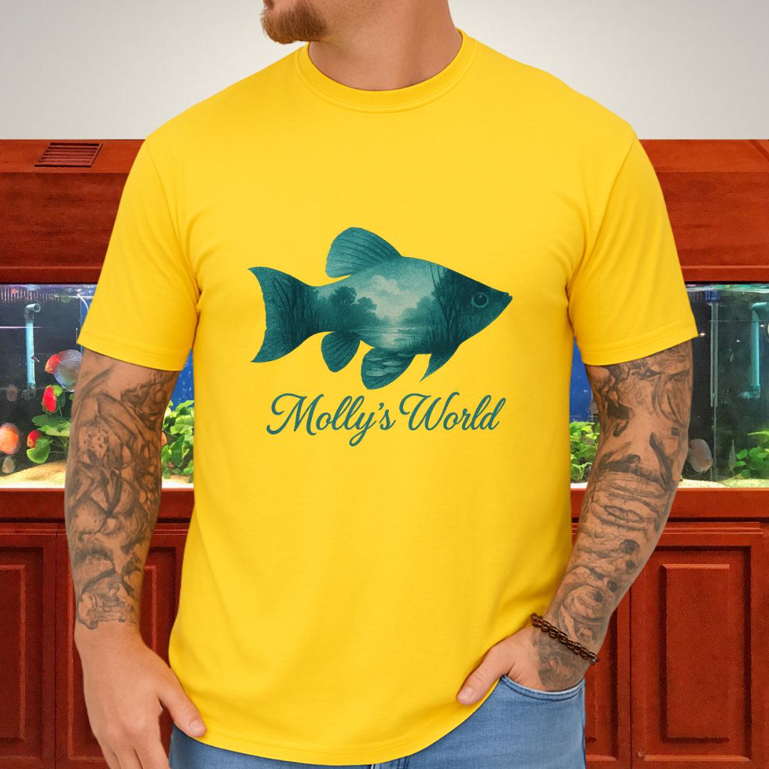 Nostalgic Molly Silhouette River Scene T-Shirt