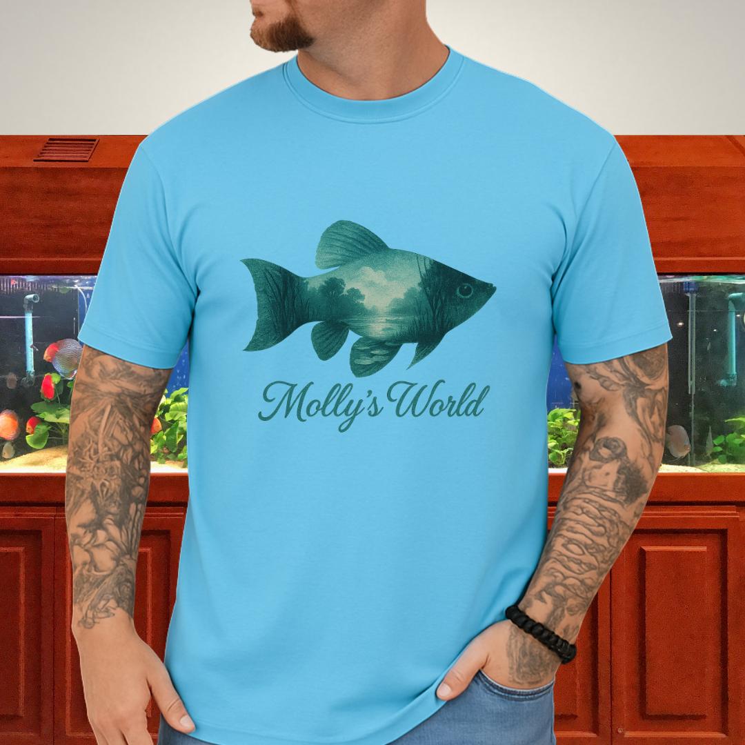 Nostalgic Molly Silhouette River Scene T-Shirt