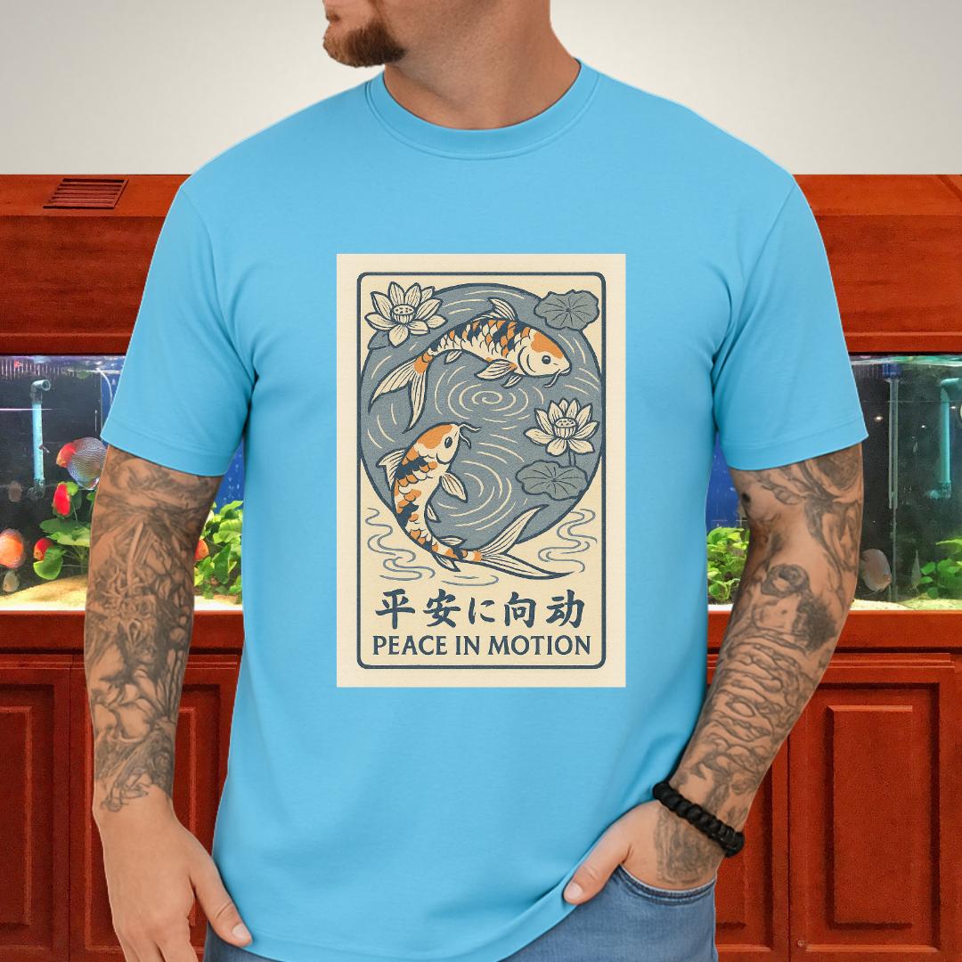 Peace in Motion - Ukiyo-e Style Koi