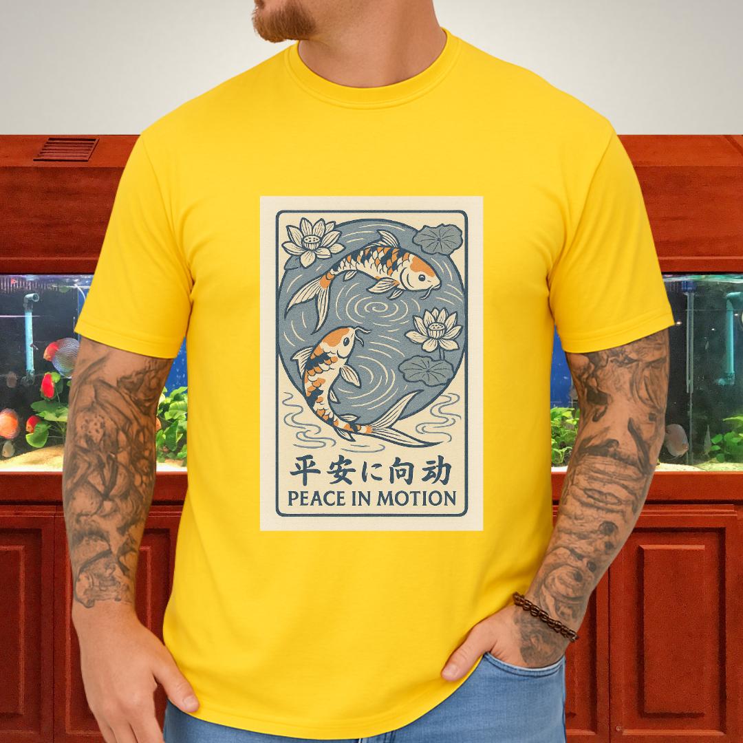 Peace in Motion - Ukiyo-e Style Koi