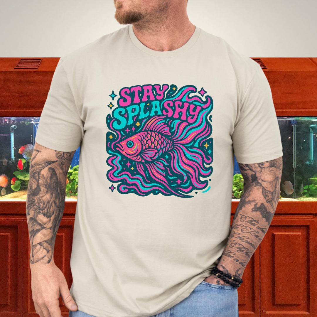 Stay Splashy - Psychedelic Groovy Goldfish