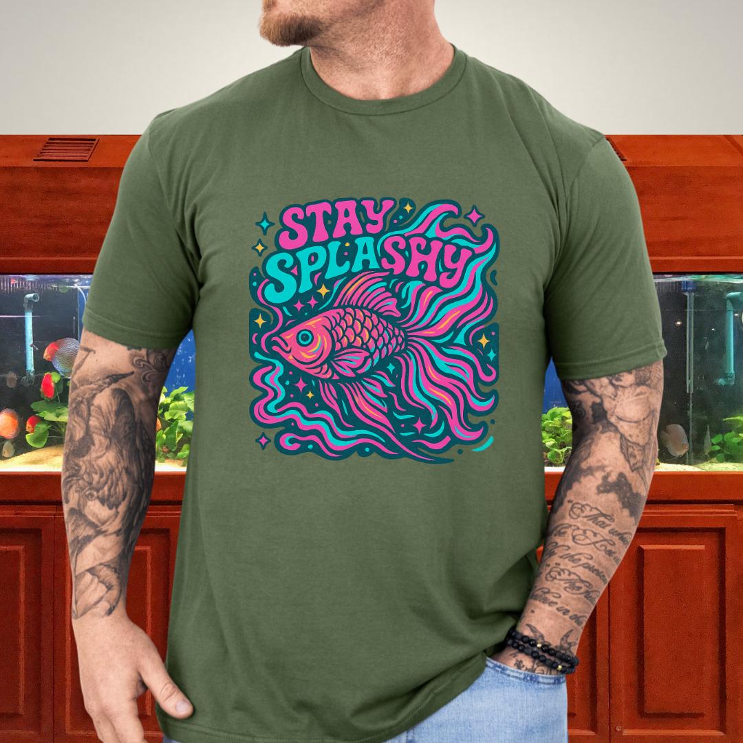 Stay Splashy - Psychedelic Groovy Goldfish