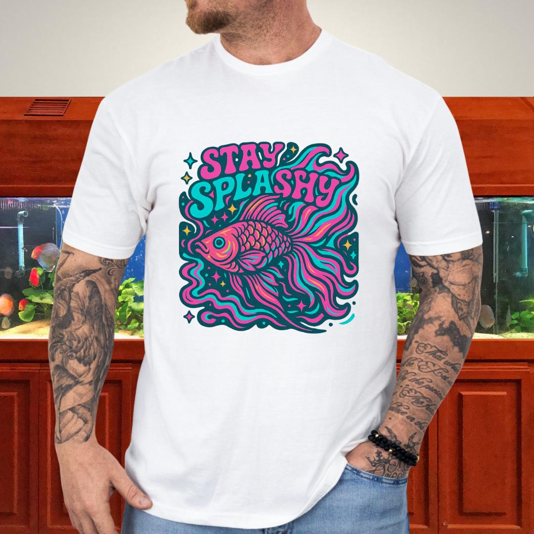 Stay Splashy - Psychedelic Groovy Goldfish