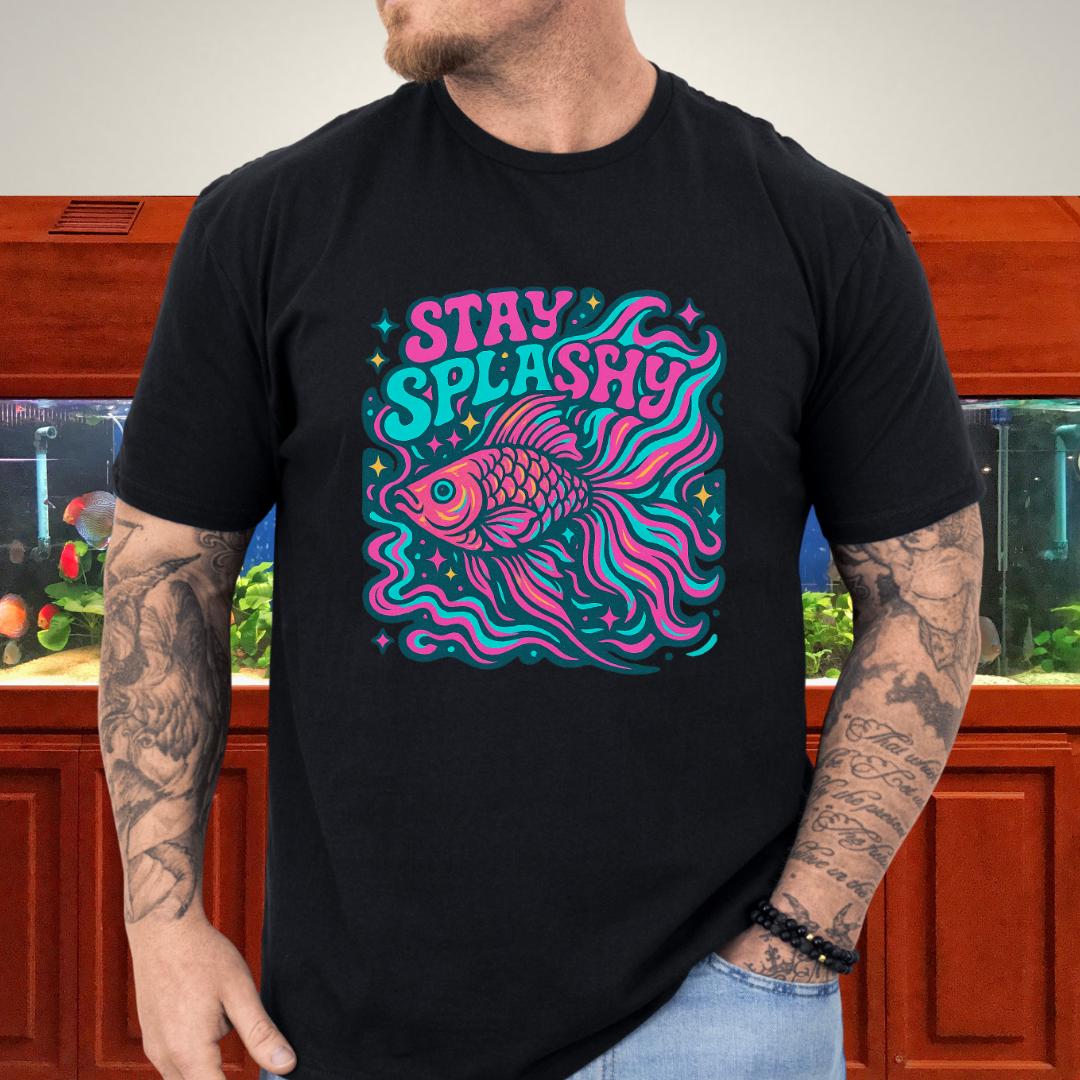 Stay Splashy - Psychedelic Groovy Goldfish