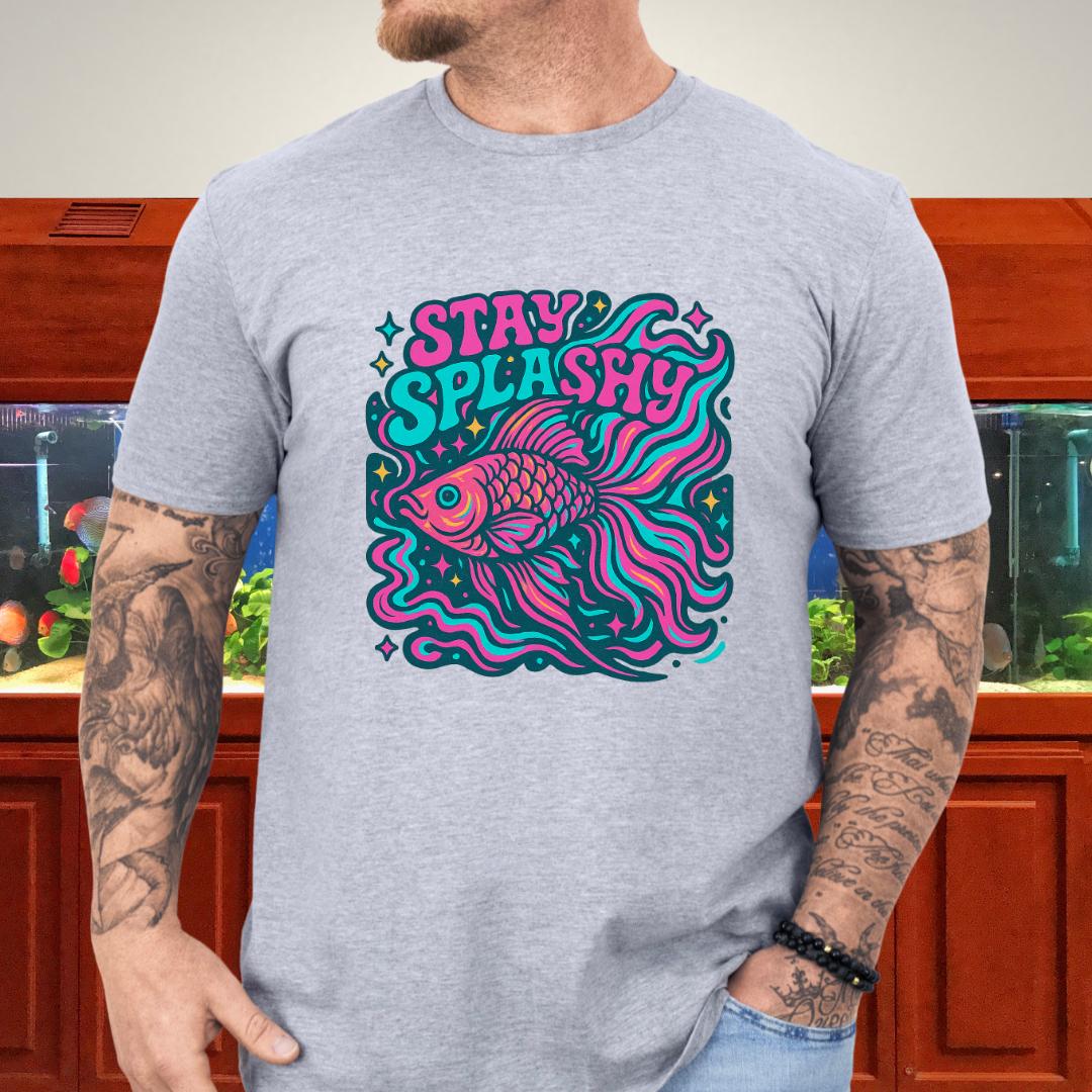 Stay Splashy - Psychedelic Groovy Goldfish
