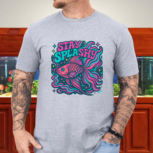 Stay Splashy - Psychedelic Groovy Goldfish