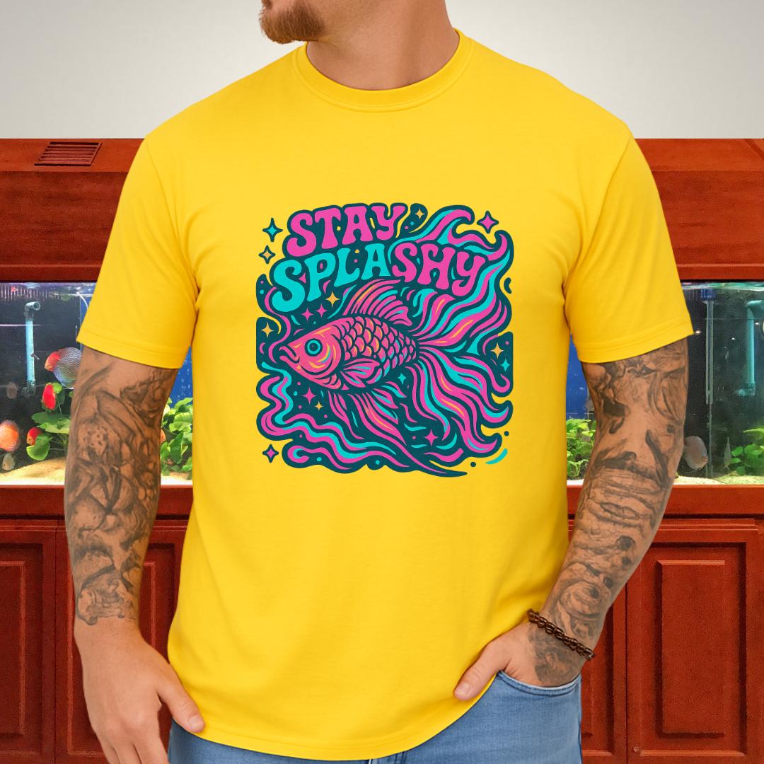 Stay Splashy - Psychedelic Groovy Goldfish