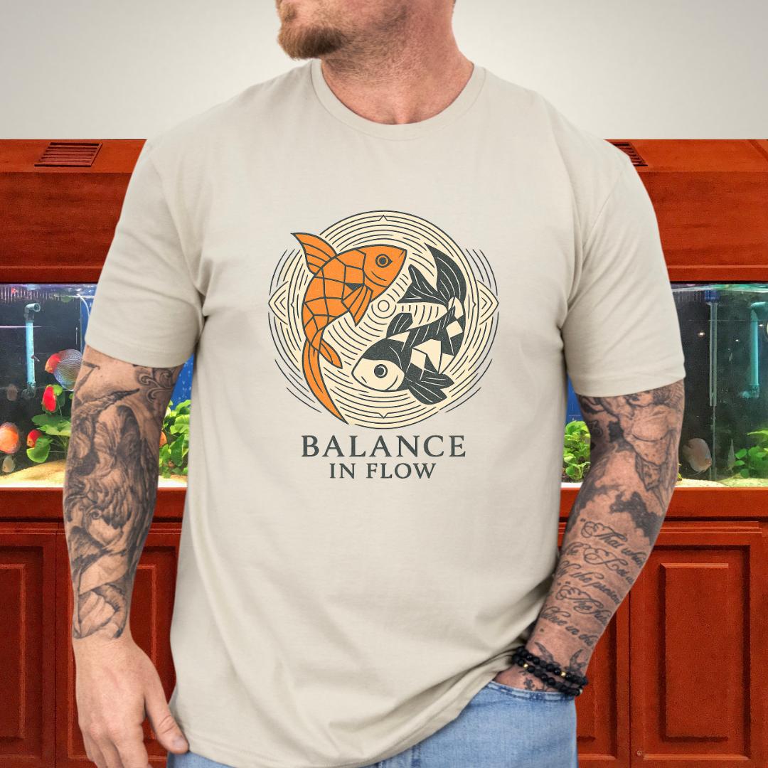 Balance in Flow Yin-Yang Koi T-Shirt