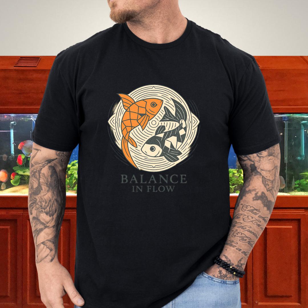 Balance in Flow Yin-Yang Koi T-Shirt