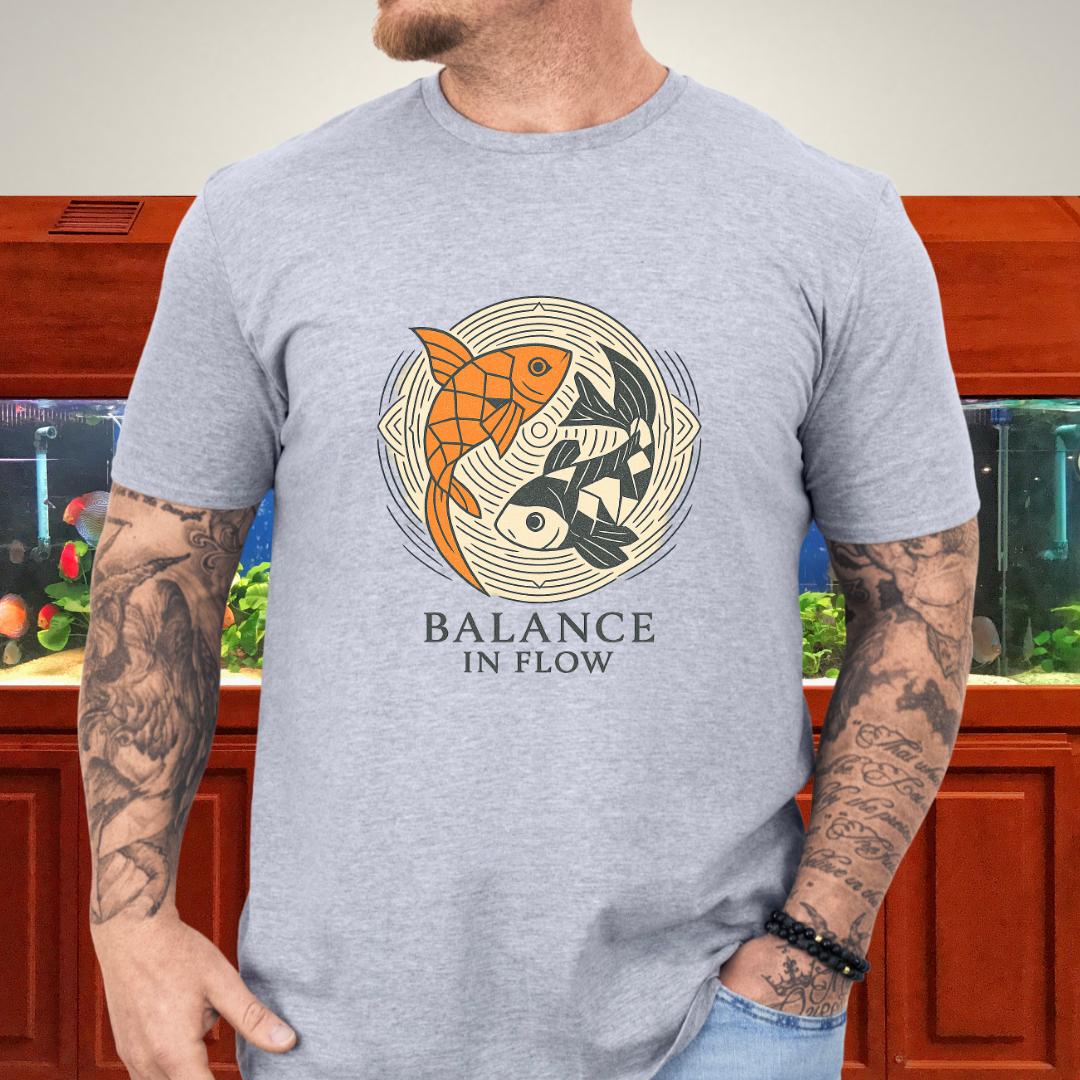 Balance in Flow Yin-Yang Koi T-Shirt