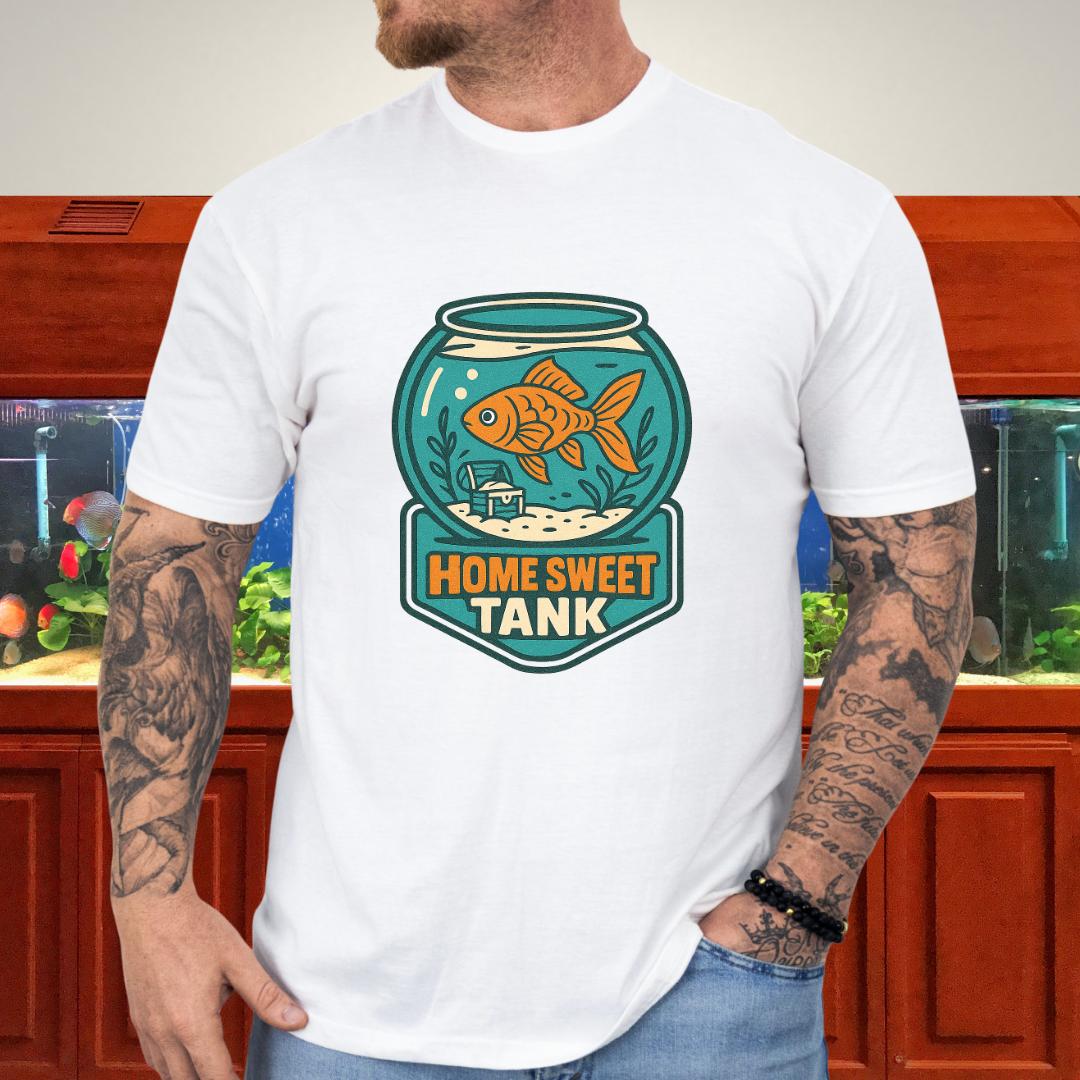Home Sweet Tank Retro Goldfish Bowl T-Shirt