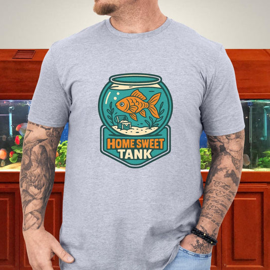 Home Sweet Tank Retro Goldfish Bowl T-Shirt