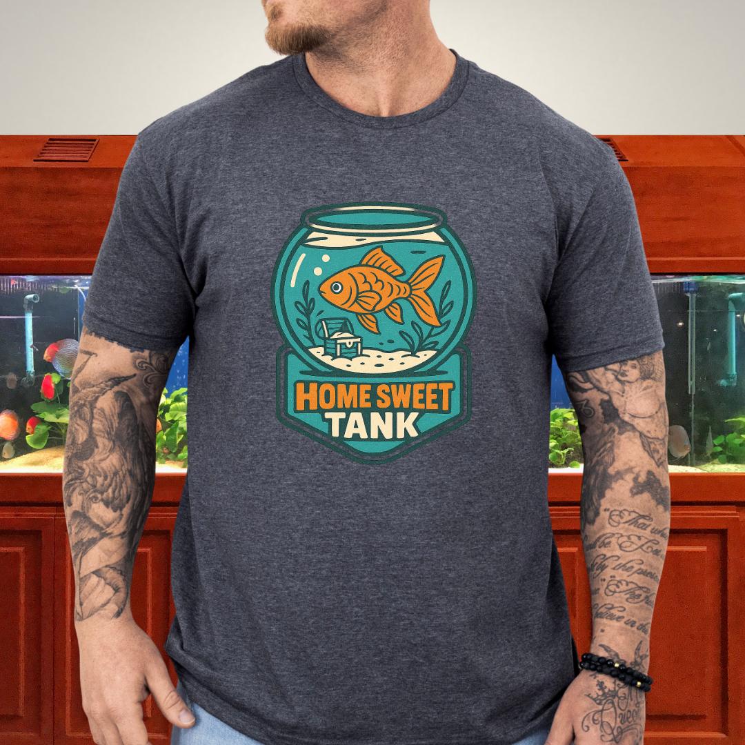 Home Sweet Tank Retro Goldfish Bowl T-Shirt