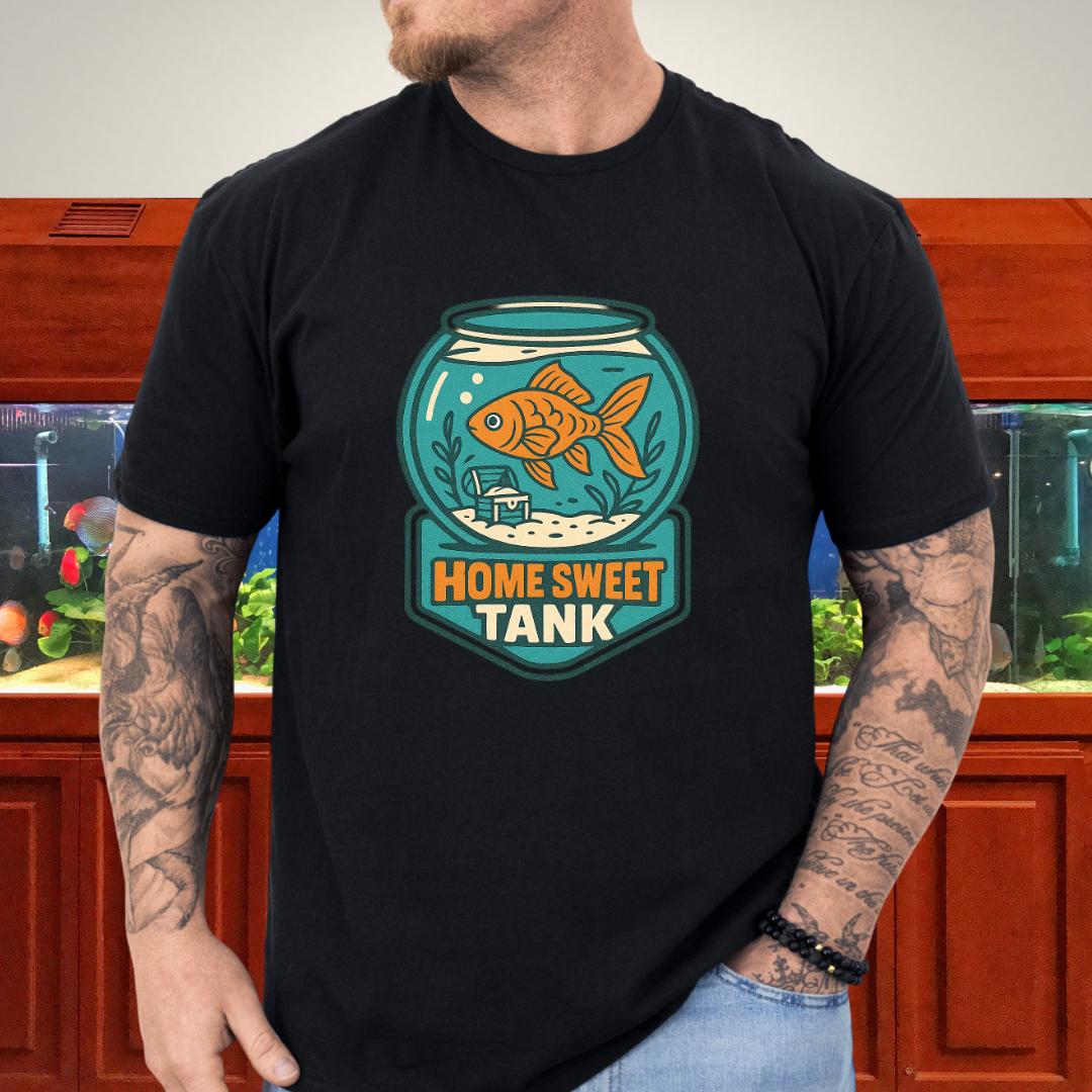 Home Sweet Tank Retro Goldfish Bowl T-Shirt