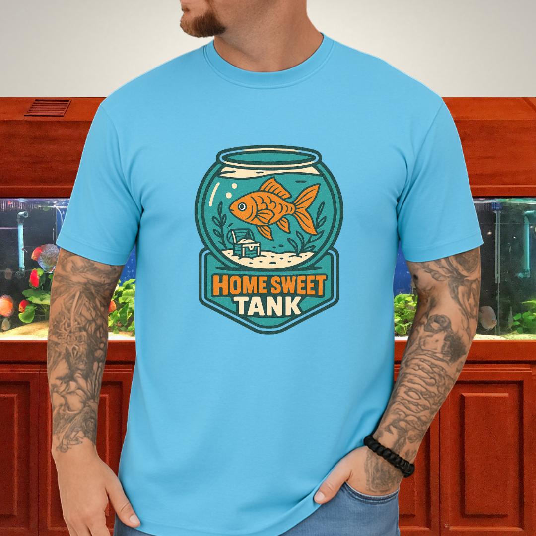 Home Sweet Tank Retro Goldfish Bowl T-Shirt
