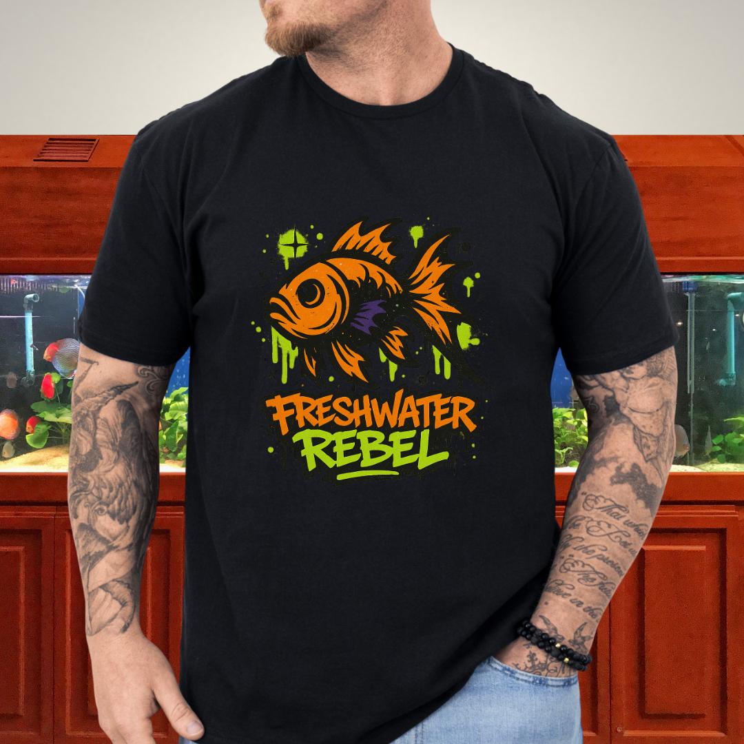 Freshwater Rebel Graffiti Goldfish T-Shirt