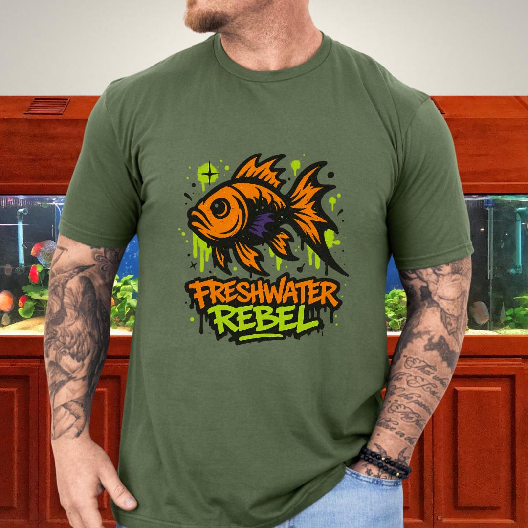 Freshwater Rebel Graffiti Goldfish T-Shirt