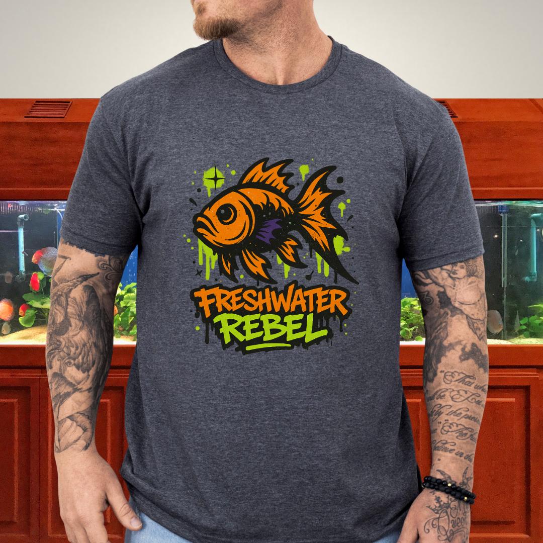 Freshwater Rebel Graffiti Goldfish T-Shirt