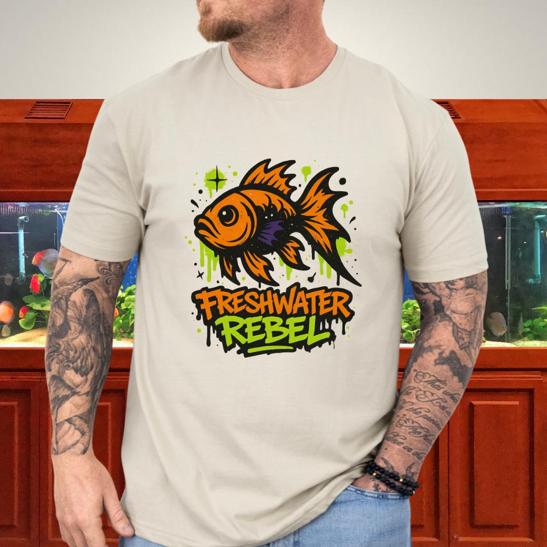 Freshwater Rebel Graffiti Goldfish T-Shirt