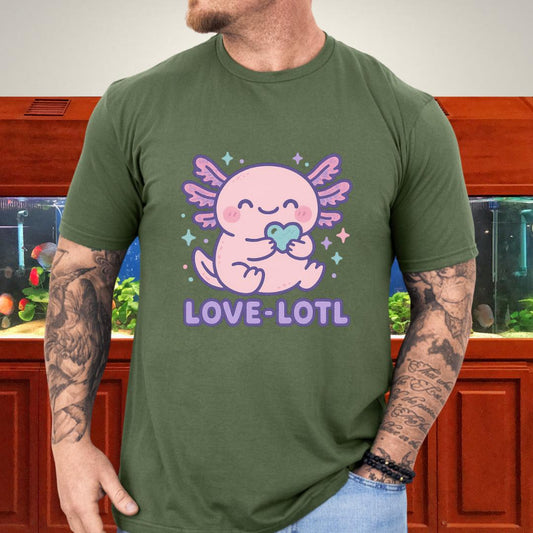 Love-Lotl Kawaii Axolotl Pastel T-Shirt