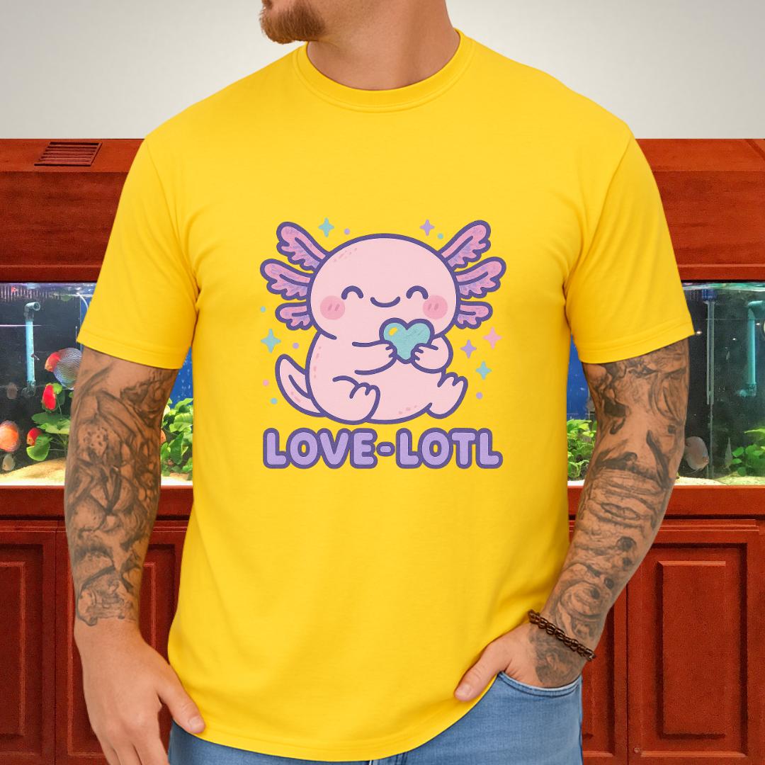 Love-Lotl Kawaii Axolotl Pastel T-Shirt