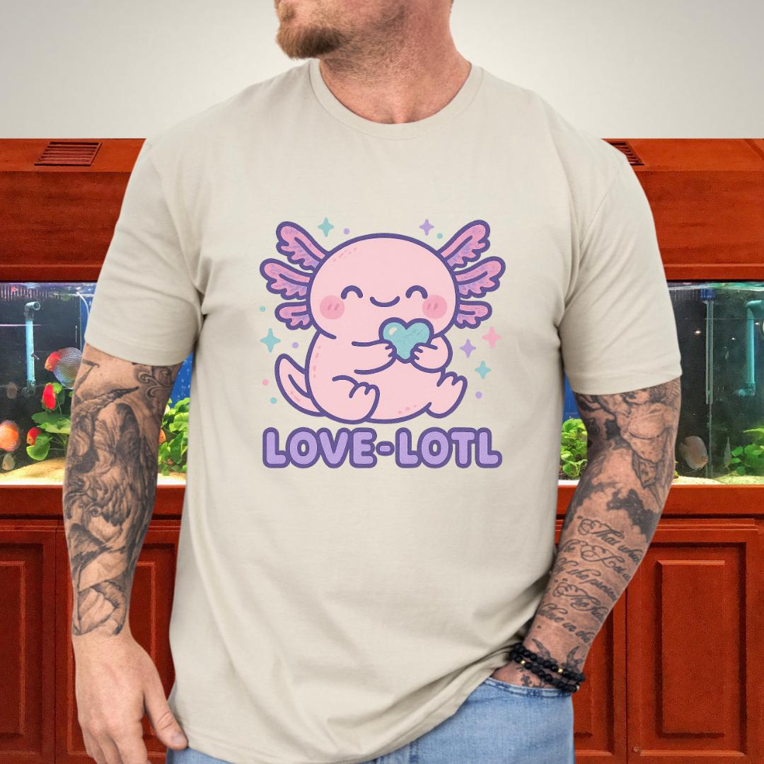Love-Lotl Kawaii Axolotl Pastel T-Shirt