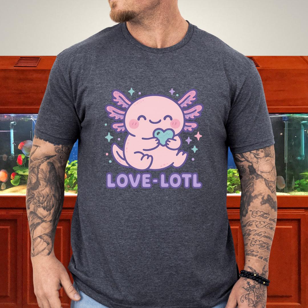 Love-Lotl Kawaii Axolotl Pastel T-Shirt