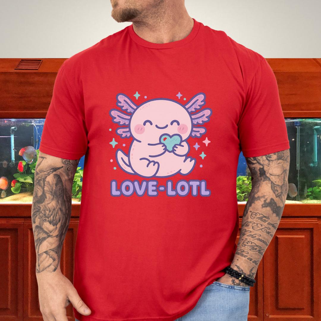 Love-Lotl Kawaii Axolotl Pastel T-Shirt