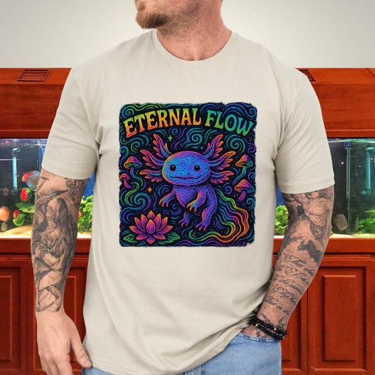 Eternal Flow Psychedelic Axolotl T-Shirt