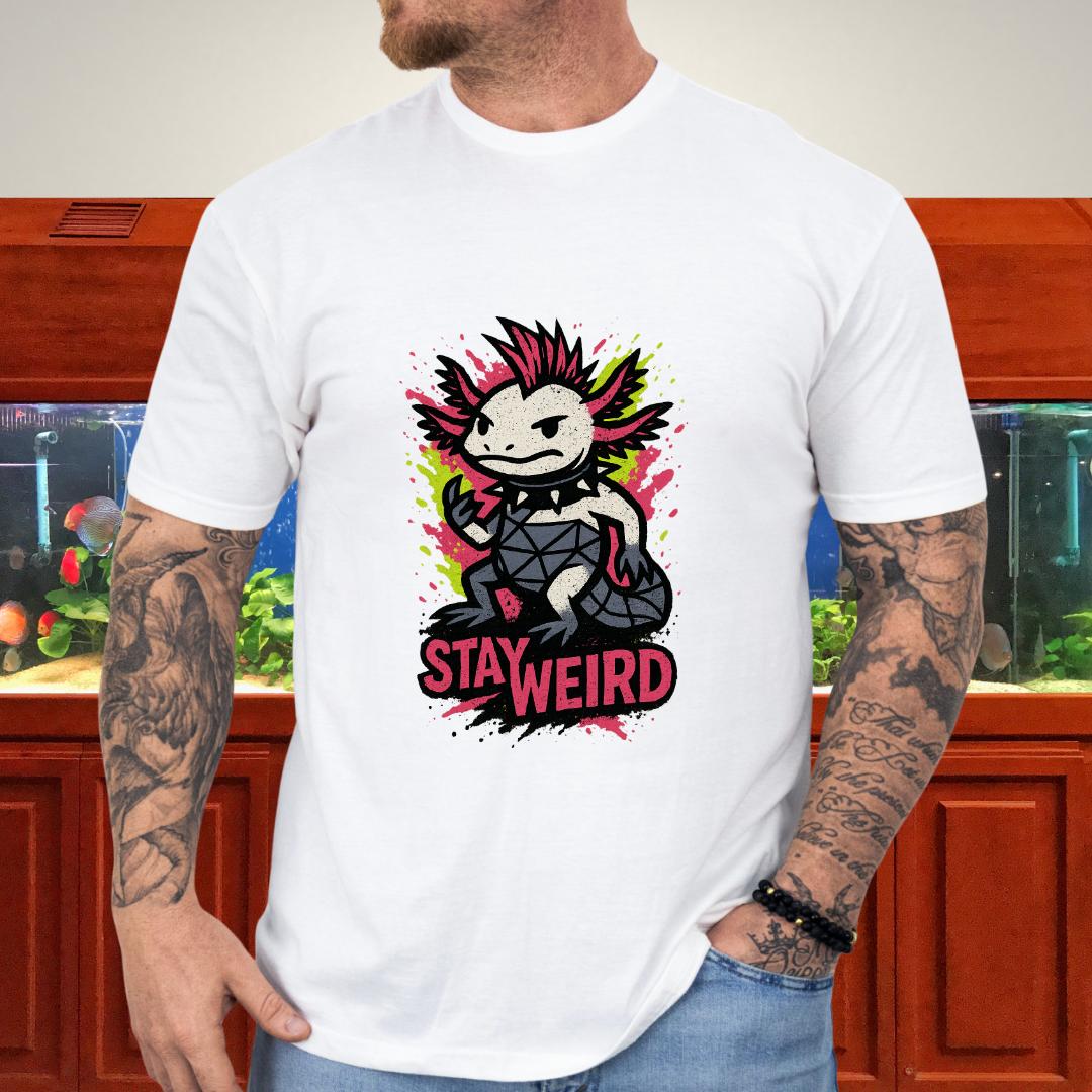 Neon Punk Axolotl T-Shirt