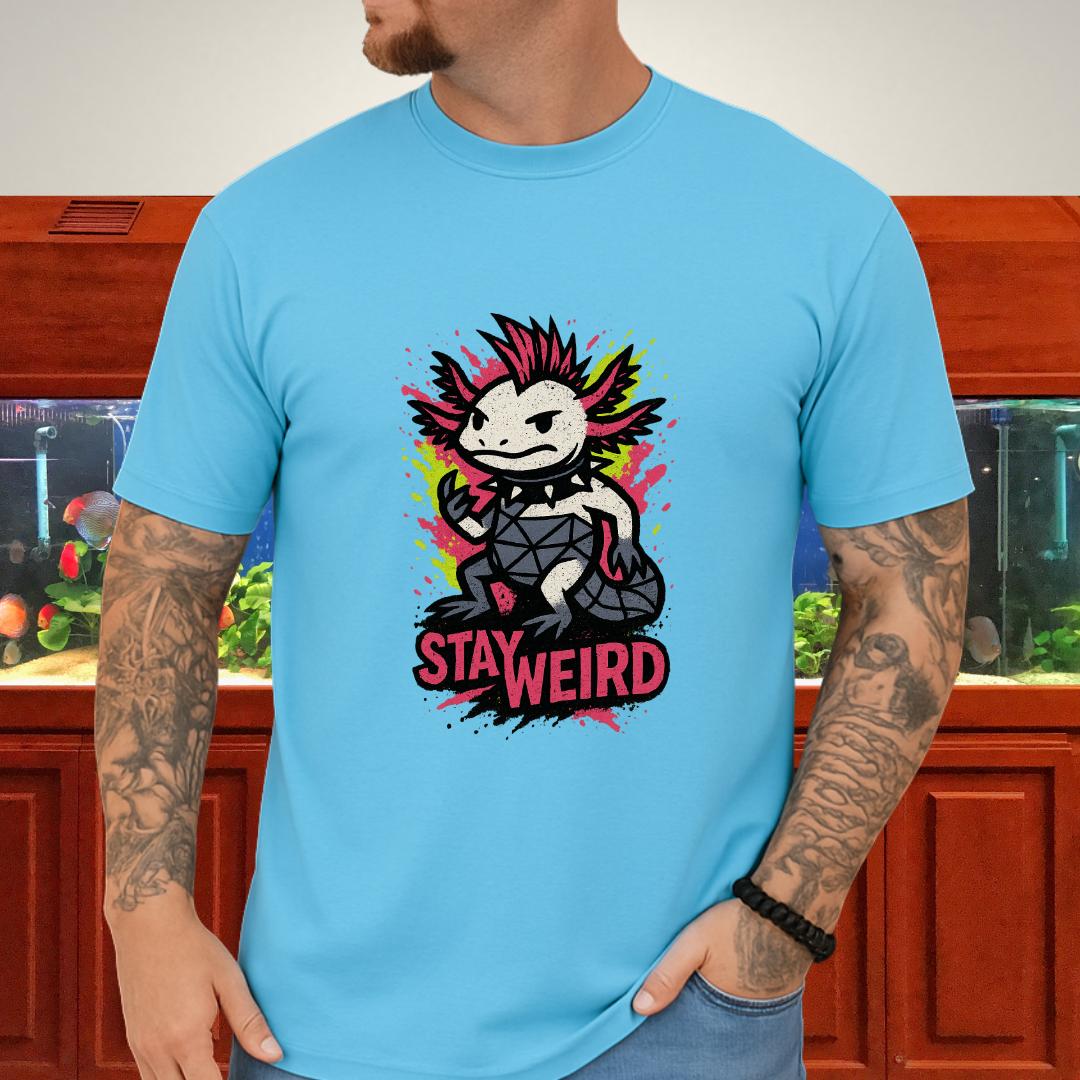 Neon Punk Axolotl T-Shirt