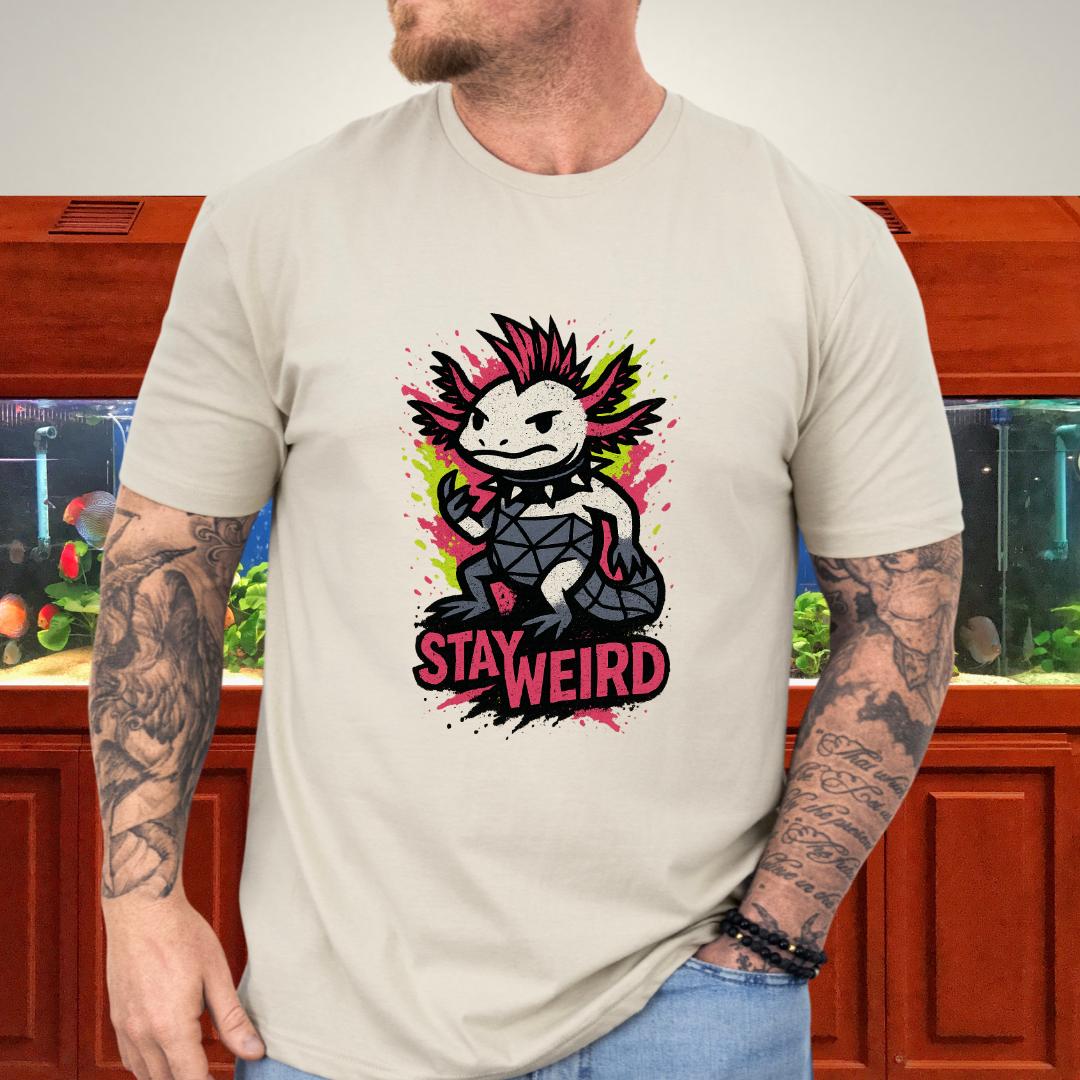 Neon Punk Axolotl T-Shirt