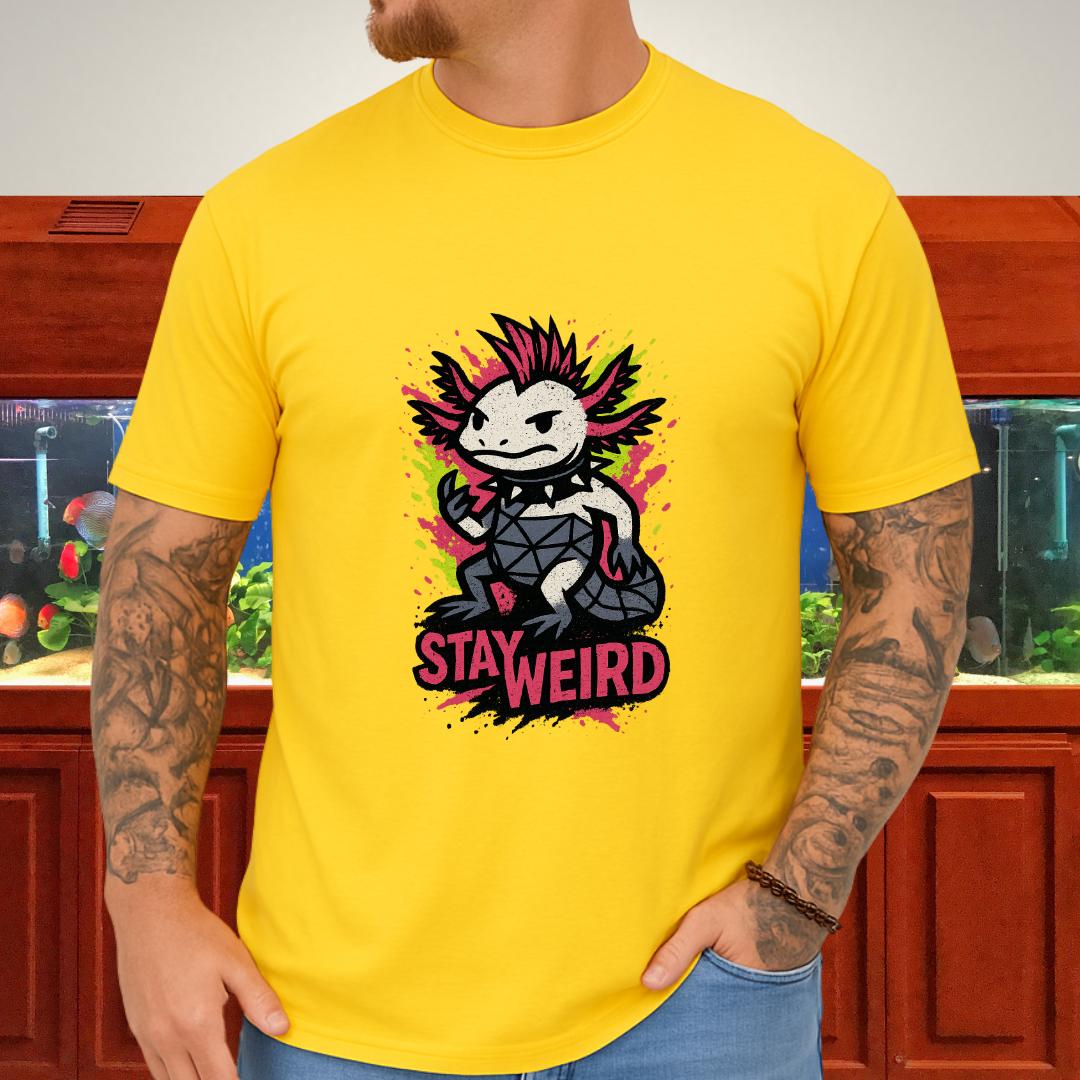 Neon Punk Axolotl T-Shirt