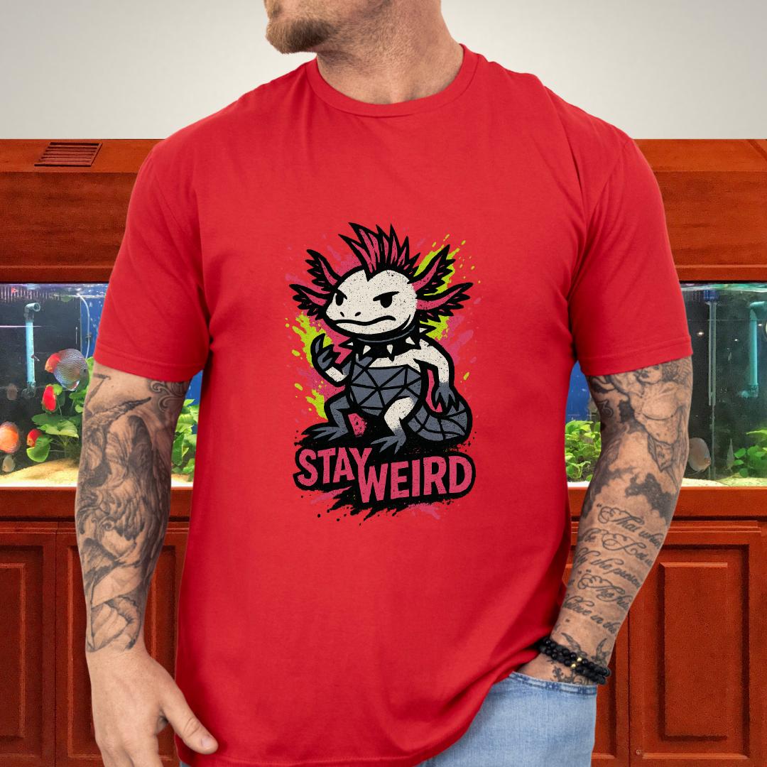 Neon Punk Axolotl T-Shirt