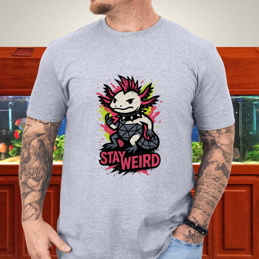 Neon Punk Axolotl T-Shirt