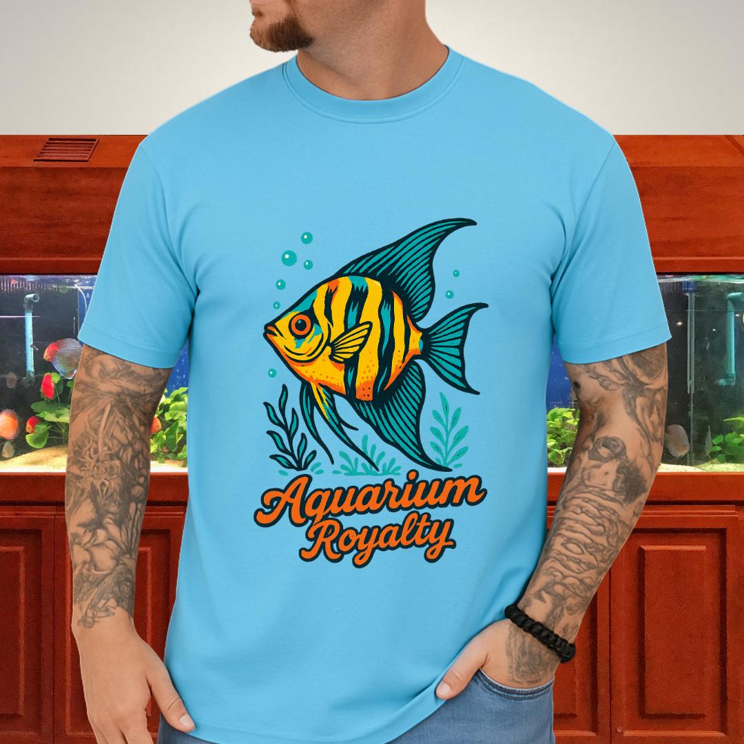Aquarium Royalty Angelfish Retro Tee